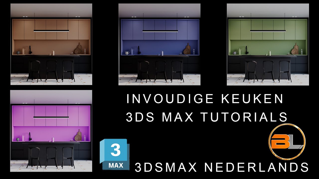 keuken moduleren in verschillende kleuren