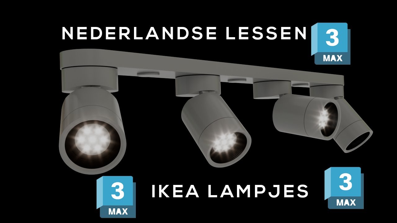 3ds Max IKEA spotjes
