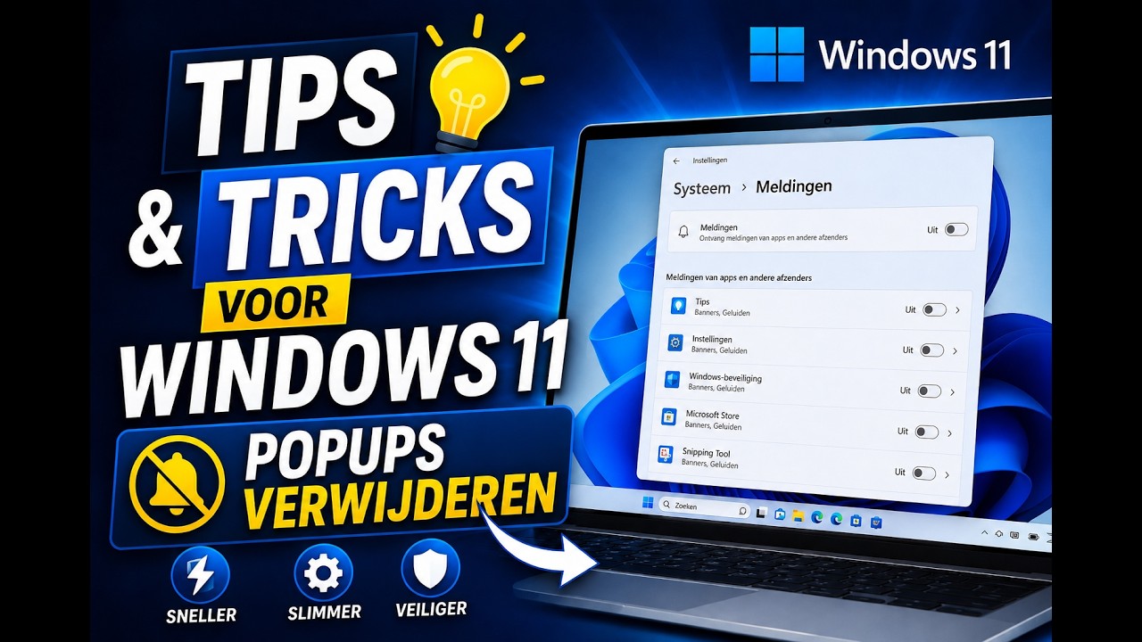 Popups verwijderen van pc